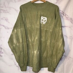 Walt Disney World tie-dye spirit jersey in military green